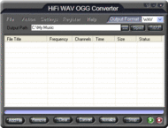 HiFi WAV OGG Converter screenshot